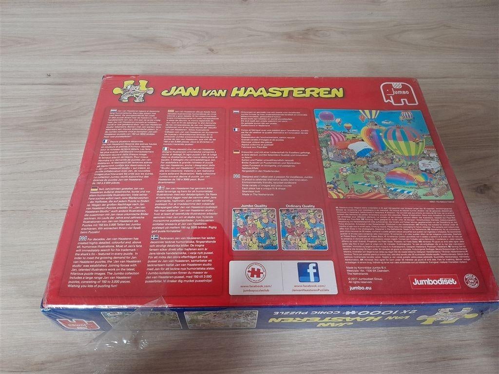 Jan van Haasteren - bbq party - food truck 2in1 - s3057, Ophalen of Verzenden, 500 t/m 1500 stukjes, Zo goed als nieuw