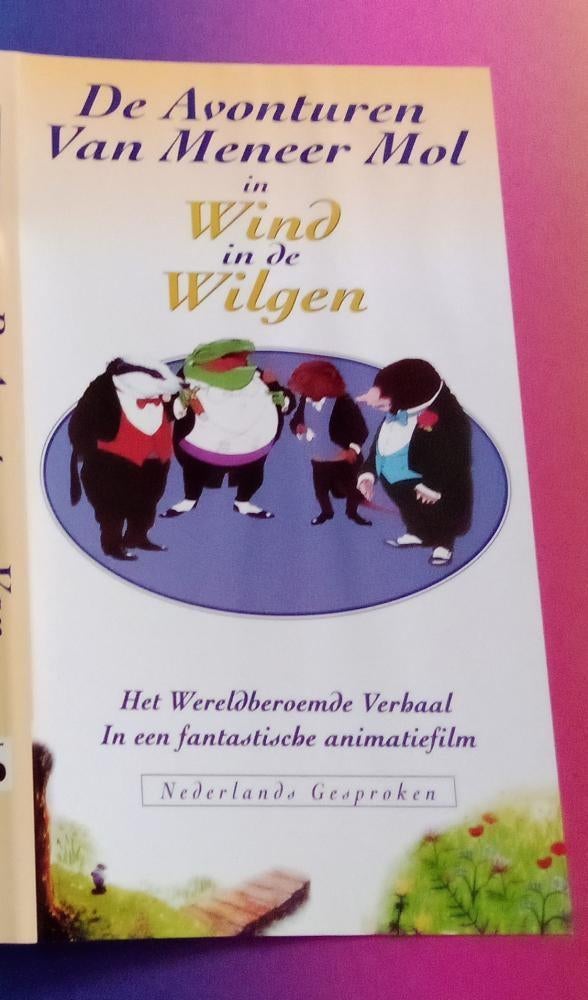 VHS - Wind in de Wilgen - Koopvideo NIEUW in plastic, Cd's en Dvd's, Alle leeftijden, Verzenden, Nieuw in verpakking, Filmhuis