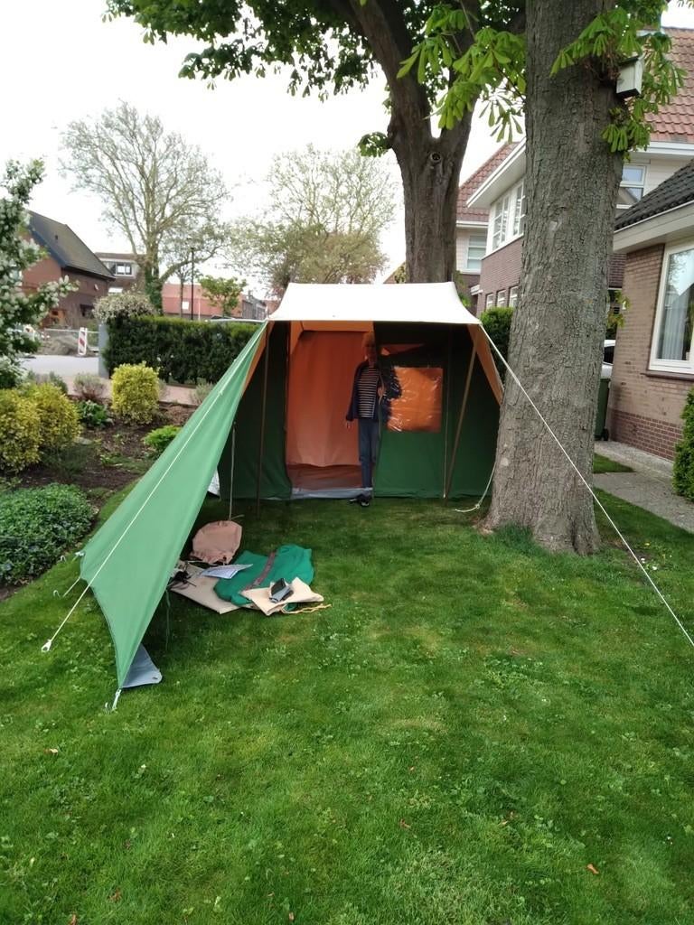 De Waard Papegaaiduiker kampeertent schoon en compleet, Ophalen, Gebruikt, Tot en met 2