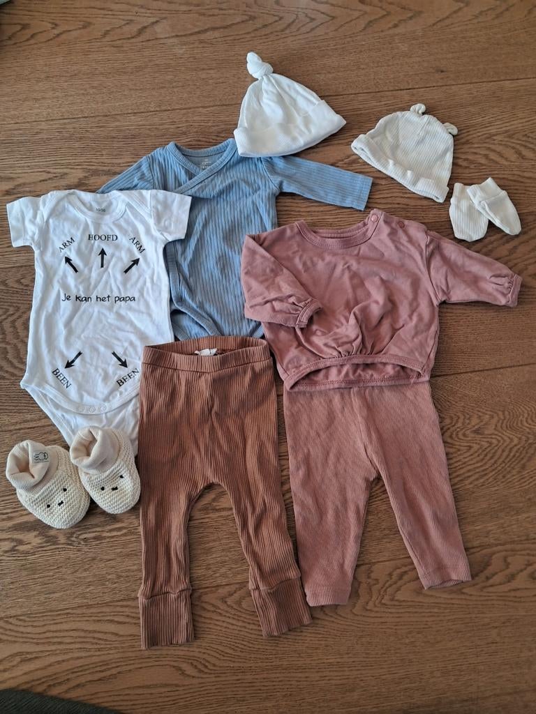 Pakketje babykleding maat 50/56, Ophalen of Verzenden, Gebruikt, Maat 56