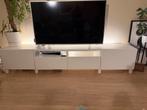 Gratis IKEA Besta TV meubel met 2 kasten - Wit, Huis en Inrichting, Ophalen, Overige materialen, Gebruikt, 200 cm of meer