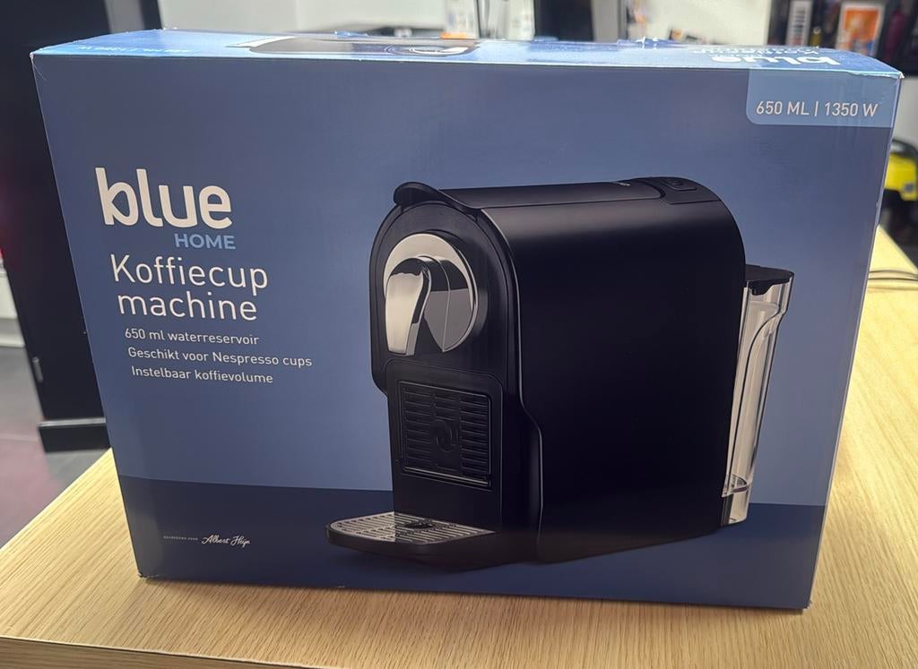 Te koop nieuw in doos, Ophalen of Verzenden, Zo goed als nieuw, Koffiemachine