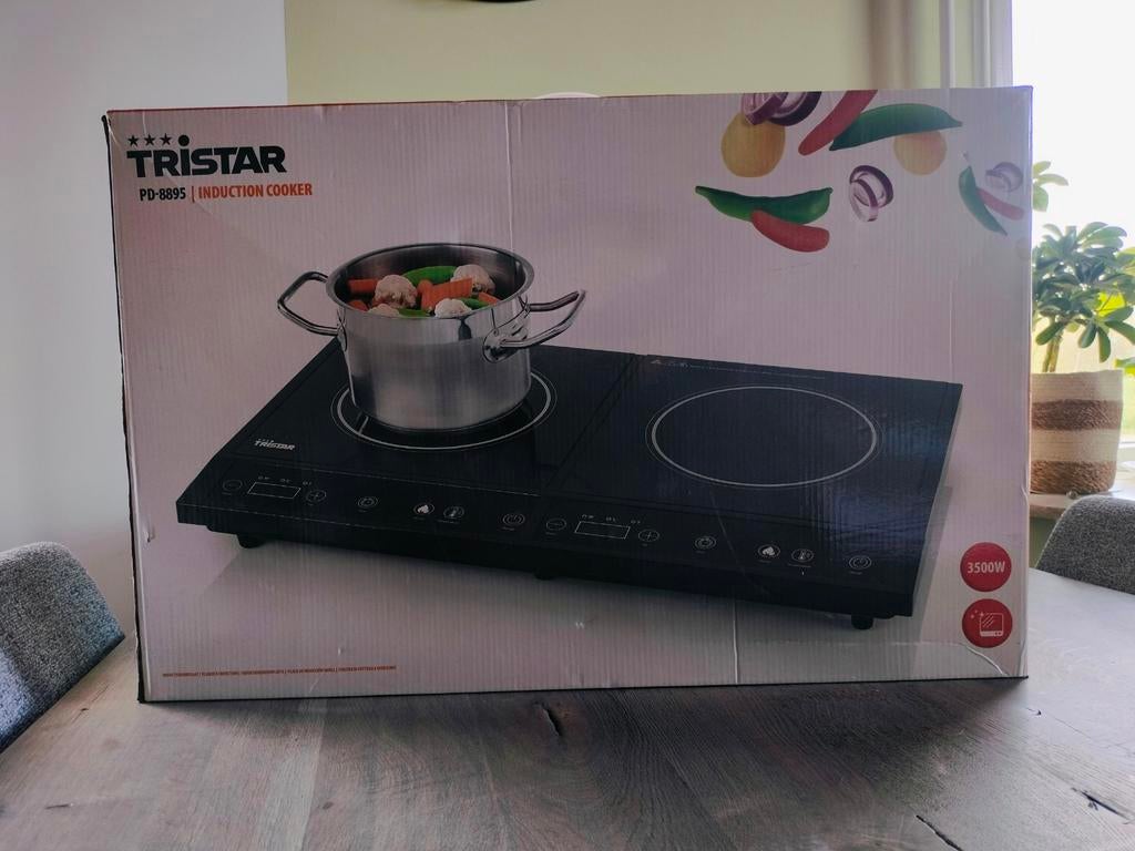 Tristar inductiekookplaat met 2 pitten, Nieuw, 3 kookzones of minder, Ophalen of Verzenden, Inductie
