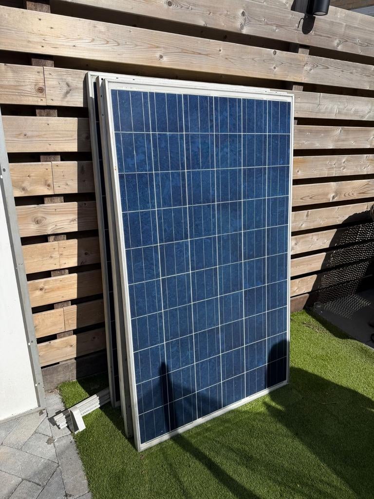12 zonnepanelen ZN shine solar, Ophalen, Gebruikt, Compleet systeem