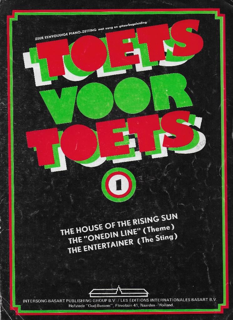 Bo1034 bladmuziek toets voor toets eenvoudige piano ( 1 ), Muziek en Instrumenten, Gebruikt, Klassiek, Ophalen of Verzenden, Artiest of Componist