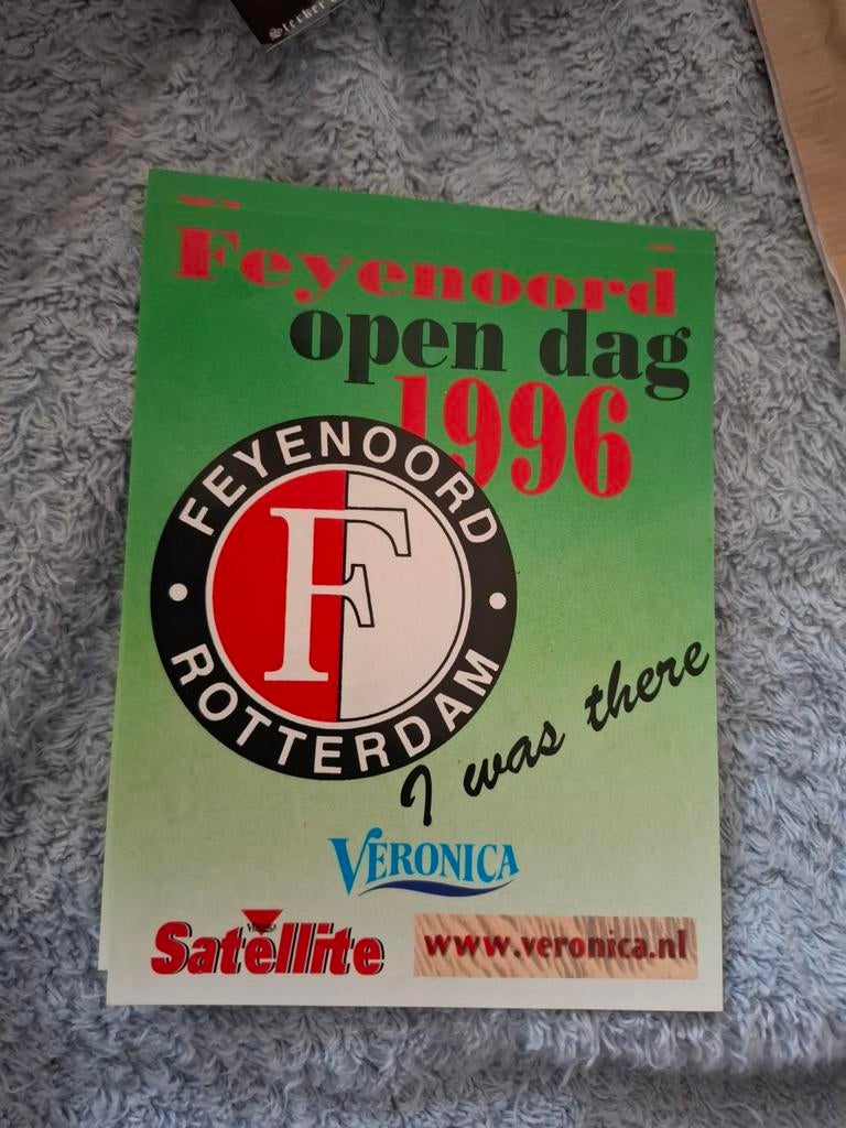 Reclame stickers open dag Feyenoord, Verzamelen, Sportartikelen en Voetbal, Ophalen of Verzenden, Nieuw, Feyenoord, Poster, Plaatje of Sticker