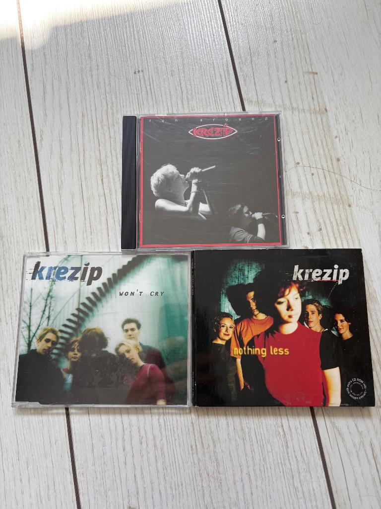 3x Krezip, Cd's en Dvd's, Cd's | Pop, Ophalen of Verzenden, Zo goed als nieuw