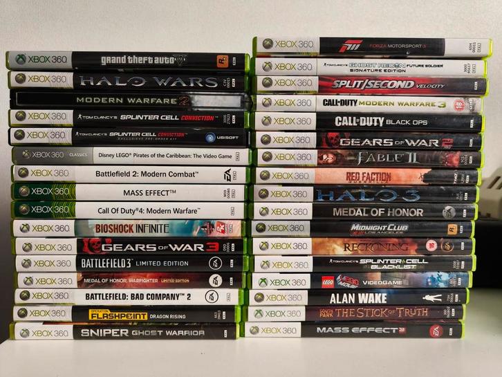 33 Xbox 360-spellen: Groot aanbod, diverse genres!, Spelcomputers en Games, Games | Xbox 360, Gebruikt, Overige genres, 1 speler