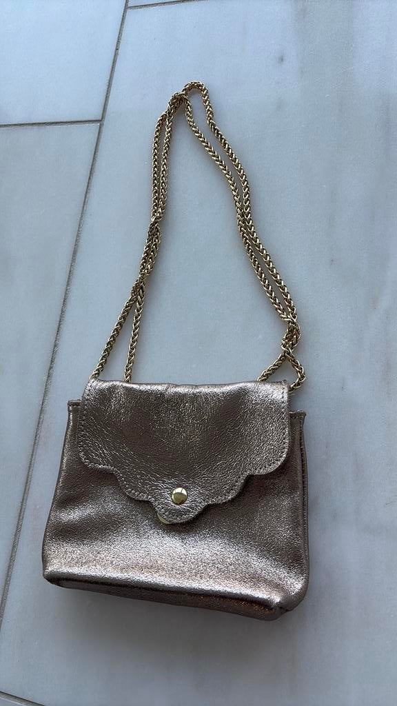 Giuliano gouden tasje made in italy, Sieraden, Tassen en Uiterlijk, Ophalen of Verzenden, Zo goed als nieuw, Schoudertasje