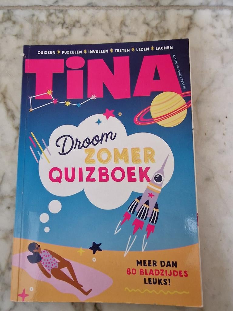 Tina Droom Zomer Quizboek, Ophalen of Verzenden, Zo goed als nieuw, Tina Redactie, Non-fictie
