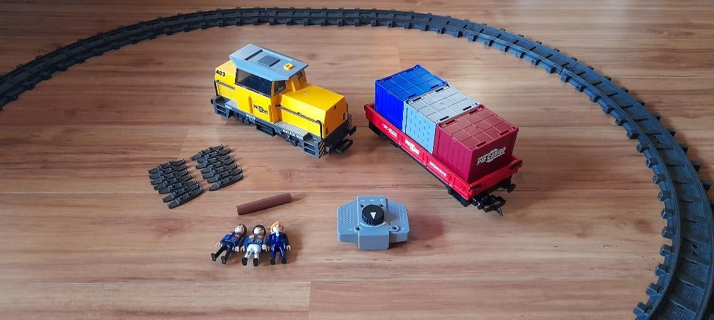 Playmobil Cargo Trein Set - 5258, Ophalen of Verzenden, Gebruikt, Complete set
