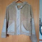 Beige teddy jas met capuchon prachtig en licht dragend zacht, Ophalen of Verzenden, Zo goed als nieuw, Maat 42/44 (L), Beige