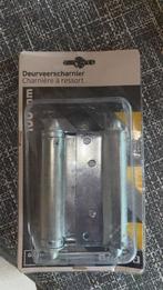 Deurveerscharnieren 100mm nieuw gamma, Doe-het-zelf en Verbouw, Hang- en Sluitwerk, Ophalen of Verzenden, Nieuw, Rvs, Slot