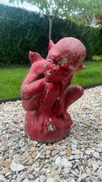 Betonnen beeldjes duivels, Tuin en Terras, Tuinbeelden, Ophalen, Gebruikt, Beton, Overige typen