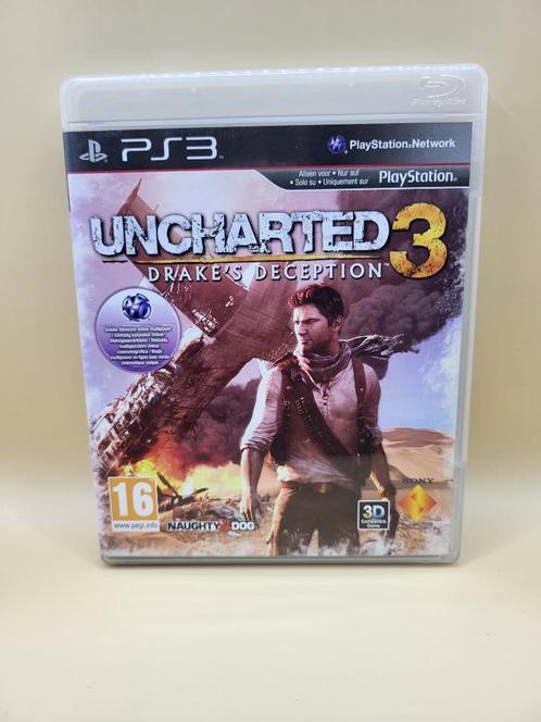 Uncharted 3 Drake's Deception PS3, Spelcomputers en Games, Games | Sony PlayStation 3, Zo goed als nieuw, Avontuur en Actie, 1 speler
