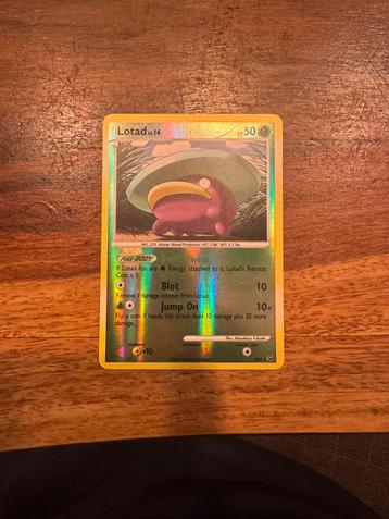 Lotad lv14 shiny reverse holo platinum beschikbaar voor biedingen