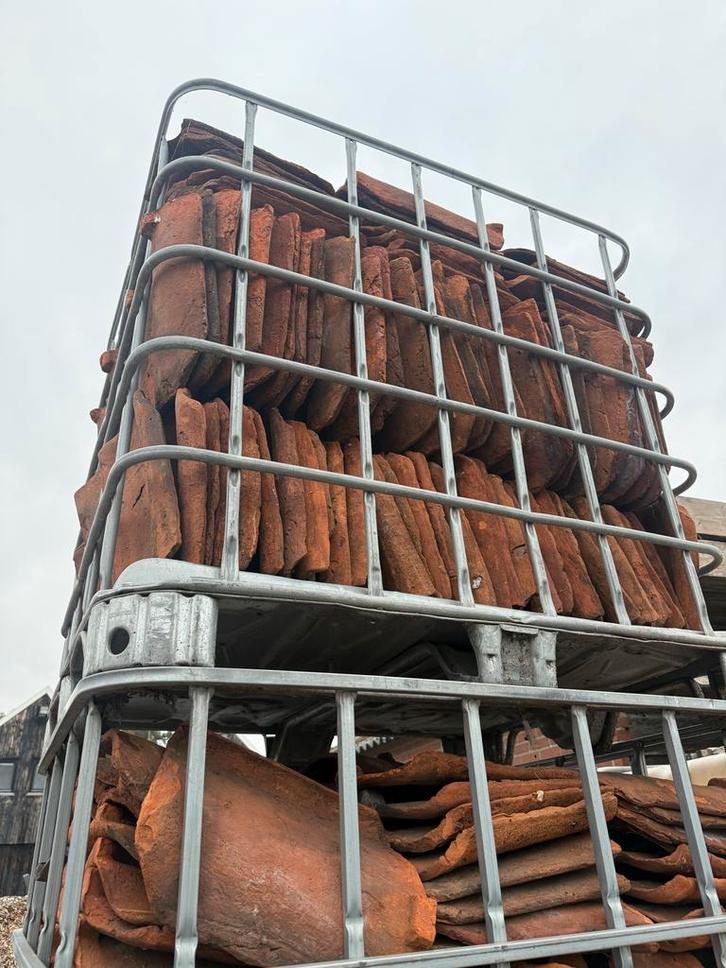 Oude Holle Dakpannen Rood gesorteerd- 900 stuks, Doe-het-zelf en Verbouw, Dakpannen en Dakbedekking, Gebruikt, Dakpannen, Steen of Klei