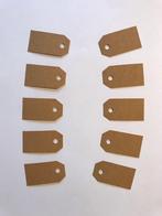 Prijskaartjes bruin prijsetiketten labels etiketten, Ophalen of Verzenden, Nieuw