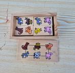 Houten Puzzelblokken met Dieren, Kinderen en Baby's, Speelgoed | Kinderpuzzels, Ophalen, 2 tot 4 jaar, 10 tot 50 stukjes, Zo goed als nieuw