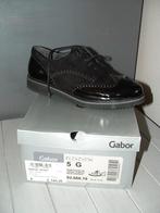 Gabor zwarte lage brogue veterschoenen met mini stud maat 5G, Zwart, Gabor, Nieuw, Ophalen of Verzenden