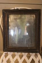 Antieke 19e eeuwse franse spiegel mercure glas, Ophalen of Verzenden, Rechthoekig, Minder dan 50 cm, Minder dan 100 cm