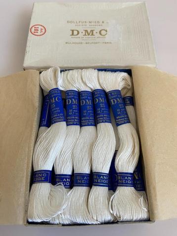 Vintage Blanc Neige DMC nr 25 in doos 12 stuks beschikbaar voor biedingen
