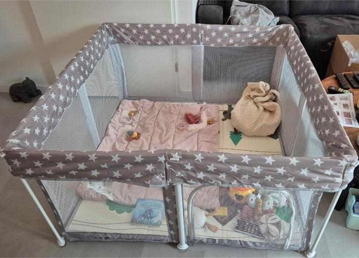 Lucellia grondbox zgan, Kinderen en Baby's, Boxen, Zo goed als nieuw, Ophalen