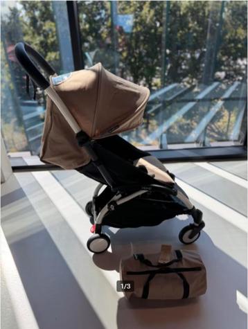 Stokke Yoyo Frame White / Taupe incl. voetenzak Taupe beschikbaar voor biedingen