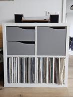 Storage, 4 Shelves, Drawers, Record Holder -  €50, Ophalen, 50 tot 100 cm, Zo goed als nieuw, Minder dan 100 cm