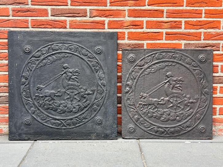 Haardplaten " Apollo ", Antiek en Kunst, Curiosa en Brocante, Ophalen