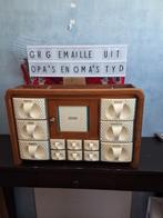 😯👌GAAF COMPLEET KRUIDENKASTJE    4 FOTO'S, Antiek en Kunst, Ophalen of Verzenden