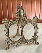 Messing dubbele fotolijst, Antiek en Kunst, Ophalen of Verzenden