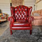 Chesterfield Lord fauteuil antiek rood, Nieuw, Huis en Inrichting, Fauteuils, Ophalen, Nieuw, 75 tot 100 cm