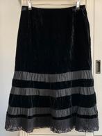 Marina Rinaldi rok velvet 38/40-42, Kleding | Dames, Maat 38/40 (M), Zwart, Nieuw, Ophalen of Verzenden