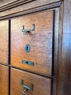 Antieke eiken notariskast kantoor, ladekast 49 lades, Antiek en Kunst, Ophalen