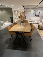 Montel Madison eettafel + 6x Nora eetkamerstoel, Ophalen, Zo goed als nieuw, 4 tot 6 stoelen