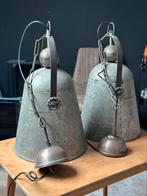 Unieke metalen hanglampen (kelken), Huis en Inrichting, Lampen | Hanglampen, Ophalen, Zo goed als nieuw, Metaal, 50 tot 75 cm
