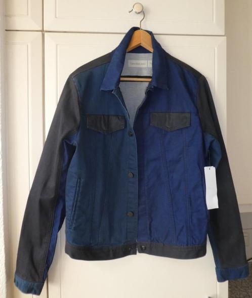 NIEUW Calvin Klein vintage spijkerjasje maat M blauwtinten, Kleding | Heren, Jassen | Zomer, Nieuw, Maat 48/50 (M), Blauw, Verzenden