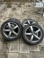 Winterbanden met lichtmetalen velgen (borbet speed) 17 inch, Auto-onderdelen, Banden en Velgen, Ophalen, Gebruikt, Banden en Velgen