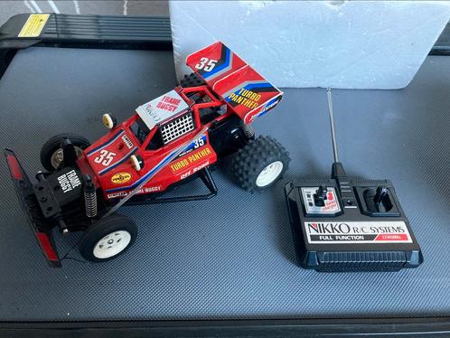 Vintage Nikko Turbo Panther 1:16 afstandbestuurbaar in doos, Hobby en Vrije tijd, Modelbouw | Radiografisch | Auto's, Gebruikt