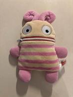 Schmidt Sorgenfresser Polli gestreept monster knuffel, Ophalen of Verzenden, Zo goed als nieuw, Overige typen
