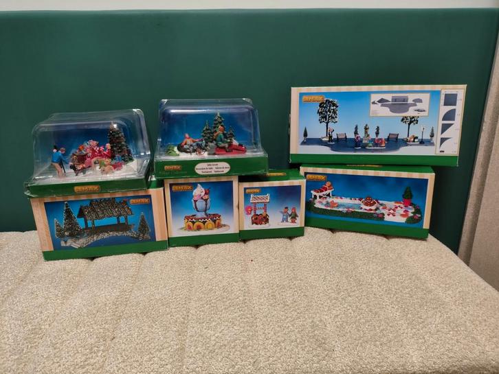 Lemax Kerstdorp Collectie, Diversen, Kerst, Gebruikt, Ophalen