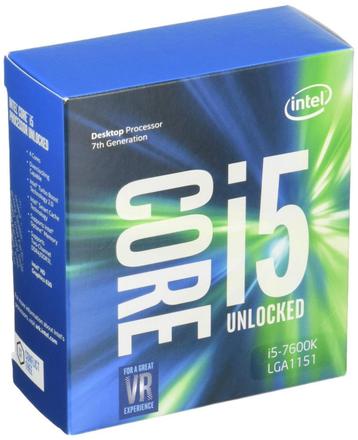 Intel Core i5-7600K, 3,8 GHz (4,2 GHz Turbo Boost)