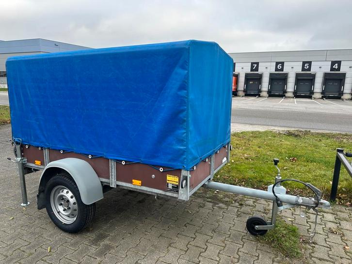 Saris aanhanger aanhangwagen met huif, Auto diversen, Aanhangers en Bagagewagens, Zo goed als nieuw, Ophalen