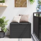 Opbergbox tuinkist tuinbox 78x44x55 cm zwart GRATIS BEZORGD!, Verzenden, Nieuw