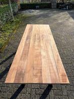 Industriële hardhouten tafel 220cm (maatwerk bespreekbaar), Nieuw, Rechthoekig, Ophalen of Verzenden, Hout
