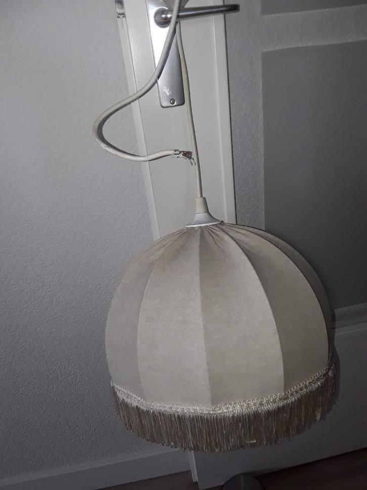 Hanglamp € 7,50, Huis en Inrichting, Lampen | Hanglampen, Gebruikt, Minder dan 50 cm, Stof, Ophalen of Verzenden
