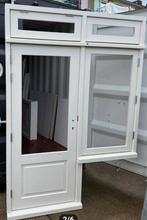 Hardhouten deurkozijn met zijlicht en bovenlicht, Doe-het-zelf en Verbouw, Deuren en Horren, Nieuw, Ophalen of Verzenden, Buitendeur