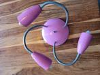 Highlight b.v. Roze Plafondlamp met beweegbare armen., Huis en Inrichting, Lampen | Plafondlampen, Ophalen of Verzenden, Gebruikt
