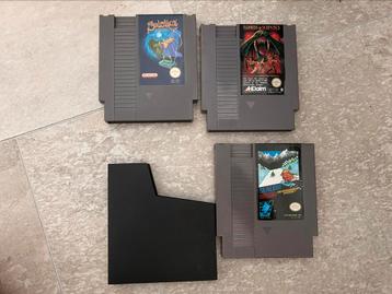 Drie leuke Nintendo NES spellen beschikbaar voor biedingen
